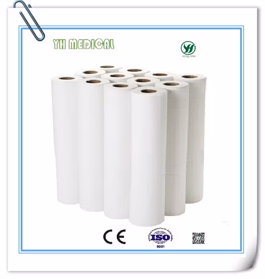 Lençóis de cama descartáveis ​​em rolo rosa sofá rolo de cama descartáveis ​​não tecidos 20